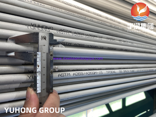 ASTM A269 TP304L Kimyasal İşlem İçin Paslanmaz Çelik Dikişsiz Boru