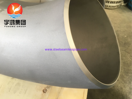 ASTM B366 Monel 400 / UNS N04400 Dirseği 90 derece Nikel Alaşımlı Çelik Buttweld Fitting