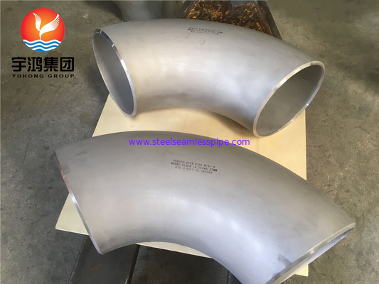 ASTM B366 Monel 400 / UNS N04400 Dirseği 90 derece Nikel Alaşımlı Çelik Buttweld Fitting