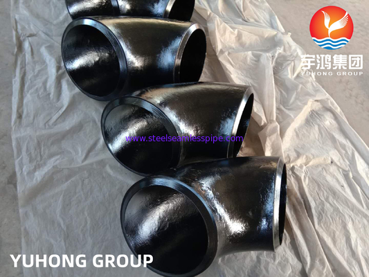 ASTM A234 WPB Karbon çelik dirseği, uzun yarıçap (LR), Butt-weld boru dikişsiz B16.9