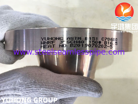 BAKIR NİKEL KAYNAK BOYUNLU FLANŞ B151 C70600 / DIN 2.0872 RF TİPİ