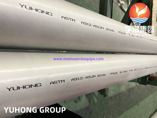 ASTM A312 ASME SA312 TP310S S31008 PASLANMAZ ÇELİK DİKİŞSİZ BORU