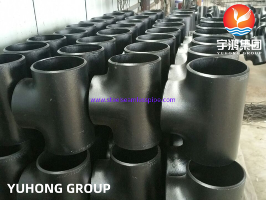 ASTM A234 WPB Eşit Tee Karbon Çelik Buttweld Boru Montajı