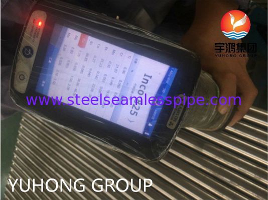 ASME SB163 Incoloy 825 N08825 Korozyon Direnci ile Isı Eşanjörü için Nikel Alaşımlı Dikişsiz Boru