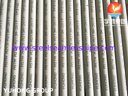 ASTM A213 TP316L S31603 SUS316L Paslanmaz Çelik Dikişsiz Isı Değiştiricisi Tüp