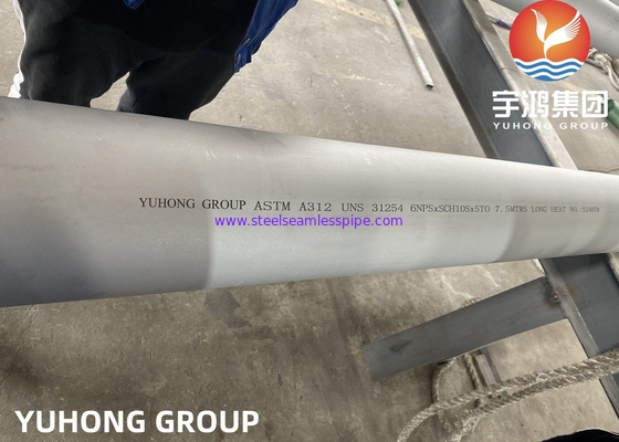 ASTM A312 UNS S31254 254SMO Dupleks Paslanmaz Çelik Offshore Boru