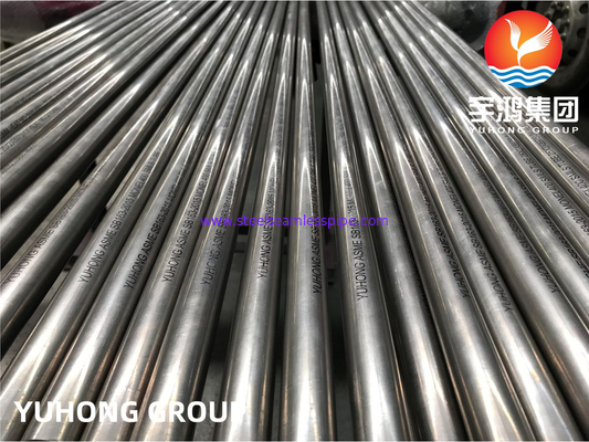 ASTM B163 Monel 400 boru UNS NO4400 DIN 2.4360 dikişsiz boru
