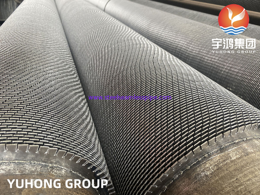 HFW Serrated Fin Tube, ASTM A210 / ASME SA210 GR.A1 Karbon Çelik Fined Tube