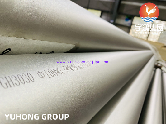 Yüksek Sıcaklık Alloy GH3030, GB/T 15062 Ni80Cr20 Dikişsiz Nikel Alloy Tüp