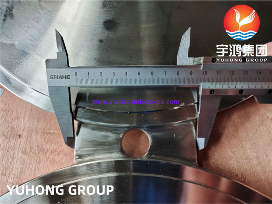 ASTM B462 HASTELLOY C276, N10276 SPECTACLE BLIND FLANGE B16.48 KURMA PROCESİ