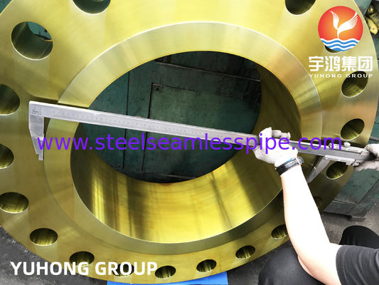 A694 F52 Kaynak Boyunlu Flanş, Pas Önleyici Kaplamalı, Karbon ve Alaşımlı Çelik B16.47 Dövme, Hidrojen Sülfür Dirençli