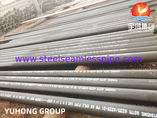 P9 ALAŞIMLI ÇELİK DİKİŞSİZ BORU ASTM A335 / ASME SA335 SİYAH KAPLAMA