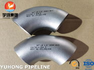 ASTM A815 S32750 Dubleks Paslanmaz Çelik Dirsek ve T Boru Bağlantı Parçası BW