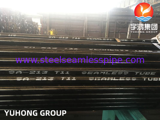 SA213 T11 / 13CrMo4-5 Orta Yüksek Sıcaklık Hizmetleri İçin Dikişsiz Alaşımlı Çelik Tüp, Sıcak Dolaştırılmış / Soğuk Bitirilmiş