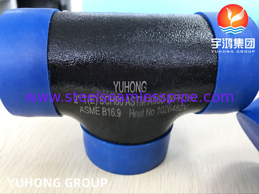 A860 WPHY60 Yüksek basınçlı boru hattı sistemlerinde kullanılan yüksek dayanıklı karbon çelik Tee ve dirseği, kıvrımlı kaynak montajı