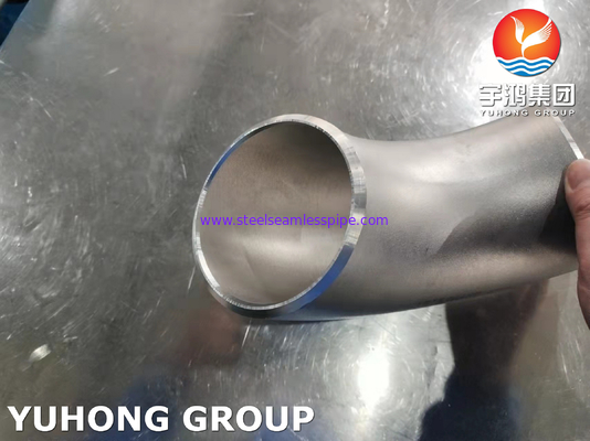 ASTM A403 WP304H Paslanmaz çelik 90 derece LR Dirseği ASME B16.9 Buttweld Montajı