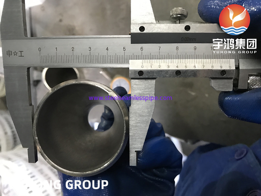 ASTM A815 UNS S32750 Süper Dupleks Çelik Boru Montajı Konsantrik Redüktör