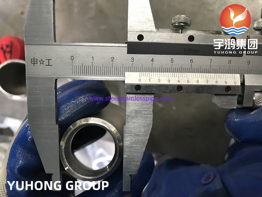 ASTM A815 UNS S32750 Süper Dupleks Çelik Boru Montajı Konsantrik Redüktör