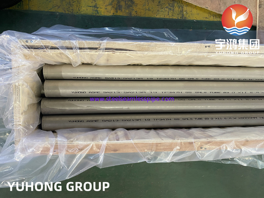 ASME SA213 TP347H/ 1.4912 / X7CrNiNb18-10, Paslanmaz Çelik Dikişsiz Kazan Borusu