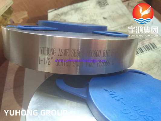 ASTM B564 Inconel 600 / UNS N06600 Nikel alaşımlı çelik kalıplı kaynak boyun flensleri
