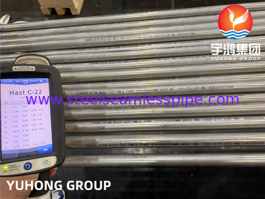 HASTELLOY C22 NİKEL ALLOY PEYPE SEAMLESS ASTM B163 DIN2.4605 B161 N06022