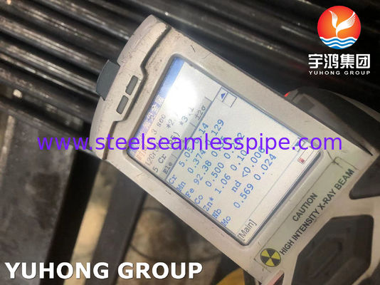 ASME SA213 T5 Boiler Isı Değiştiricisi için Yüksek Sıcaklığa Direnciyle Siyah Boyalı Çelik Dikişsiz Tüp