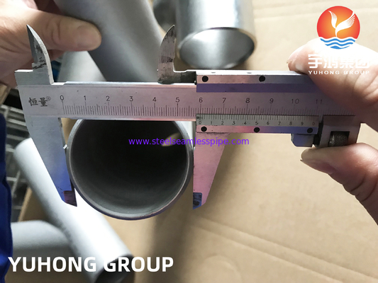 Çifte çelik ASTM A815 S31803, Y şeklindeki Tee, Butt Weld Pipe Fitting B16.9