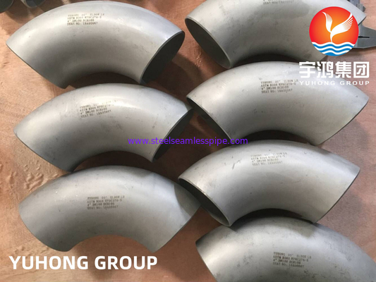 ASTM B366 UNS N10276 / Hastelloy C276 Dirseği Hastelloy Çelik Buttweld Montajı