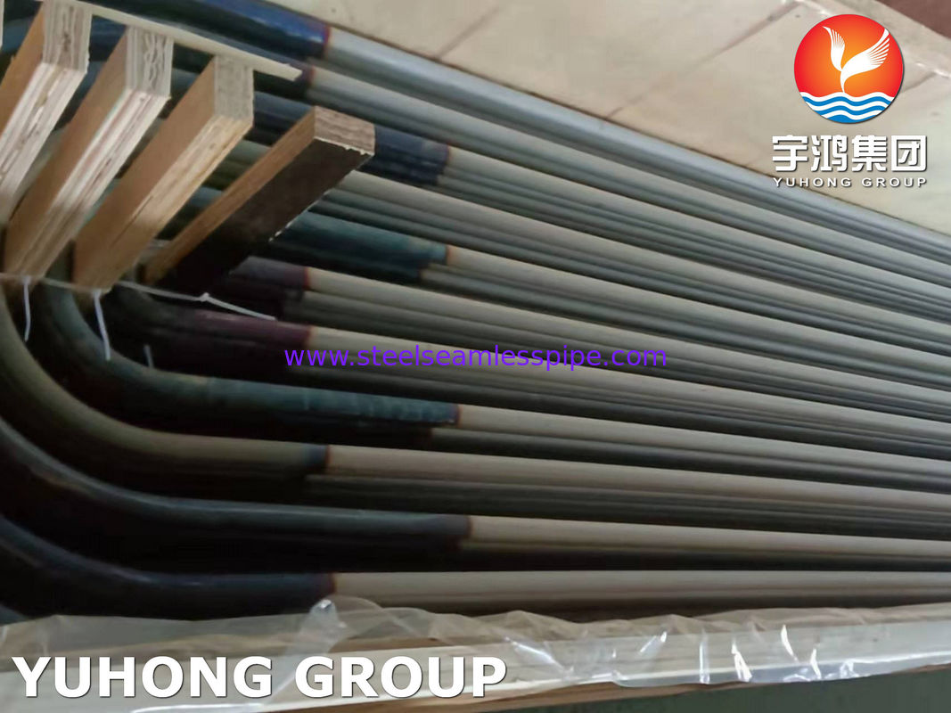 ASTM A213 TP317L Paslanmaz Çelik U Bükümlü Boru Isı Eşanjörü Borusu %100 ET