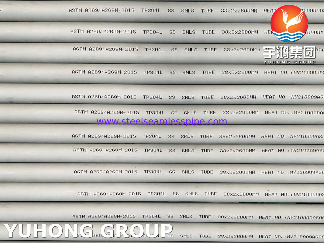 Genel korozyona dayanıklı hizmet için kullanılan Austenitik Paslanmaz Çelik Tüp ASTM A269 TP304L