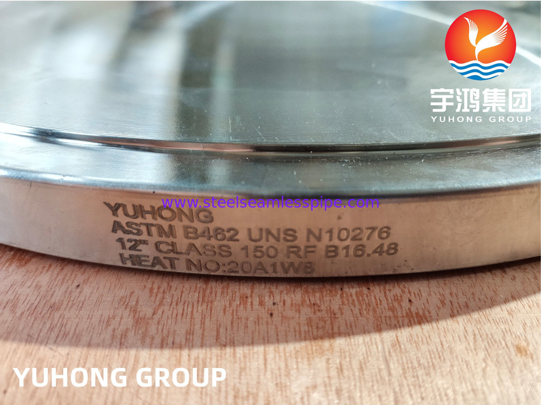 C276 Hastelloy Flanşı, ASTM B462 UNS N10276, Korozyona Dayanıklı Boru Bağlantıları