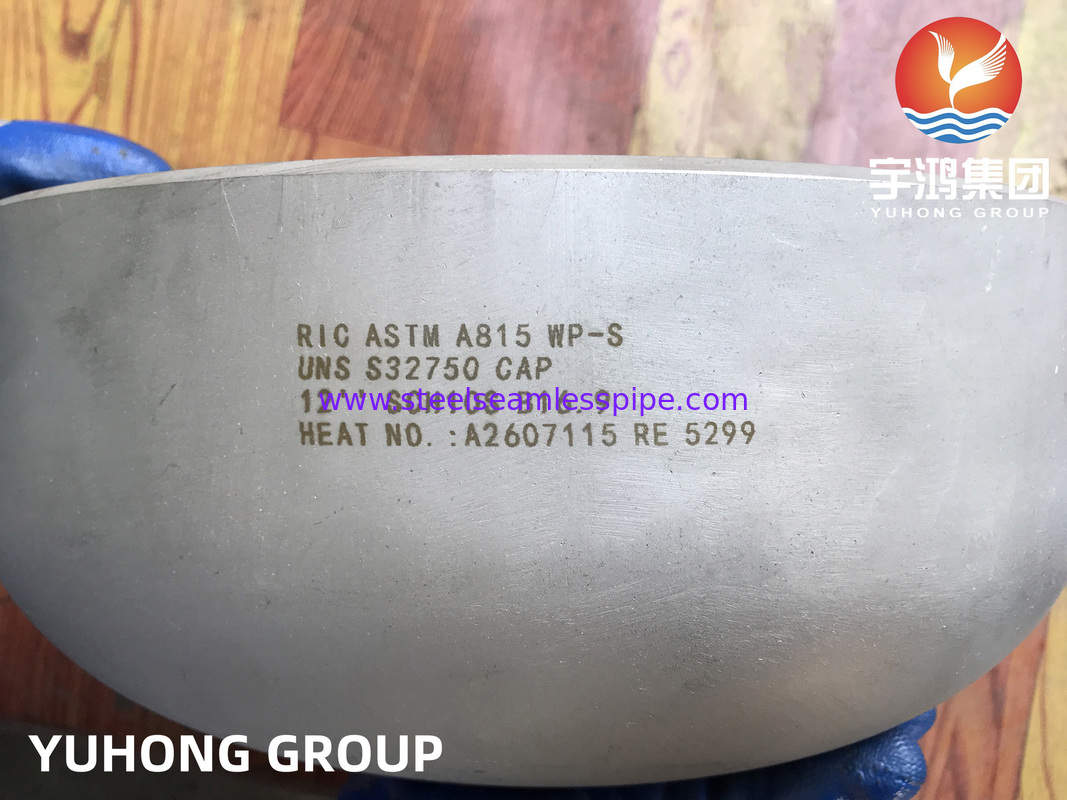 ASTM A815 WP-S S32750 Kapaklı Süper Dubleks Alın Kaynaklı Ek Parçaları B16.9 Eşanjörler