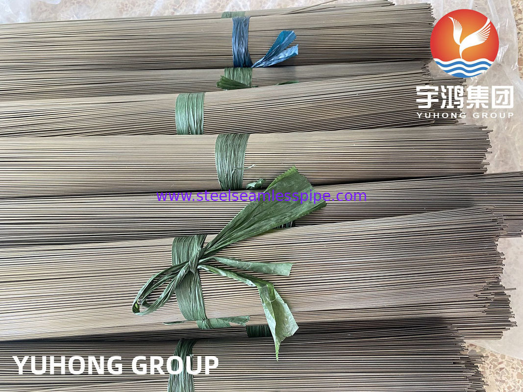 Paslanmaz Çelik Kılcal Boru Parlak Tavlanmış ASTM A213 / ASTM A269 TP304/304L TP316/316L 19.05 X 1.65 X 6096MM