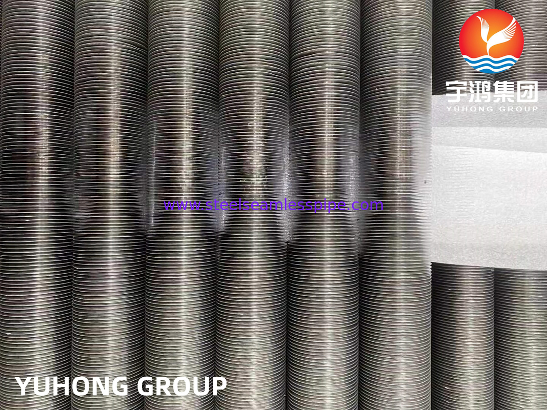 ASME SB163 UNS N04400 Alüminyum Pençelerle Nikel Alaşımlı G Tipi Pençelerli G Türlü gömülü boru