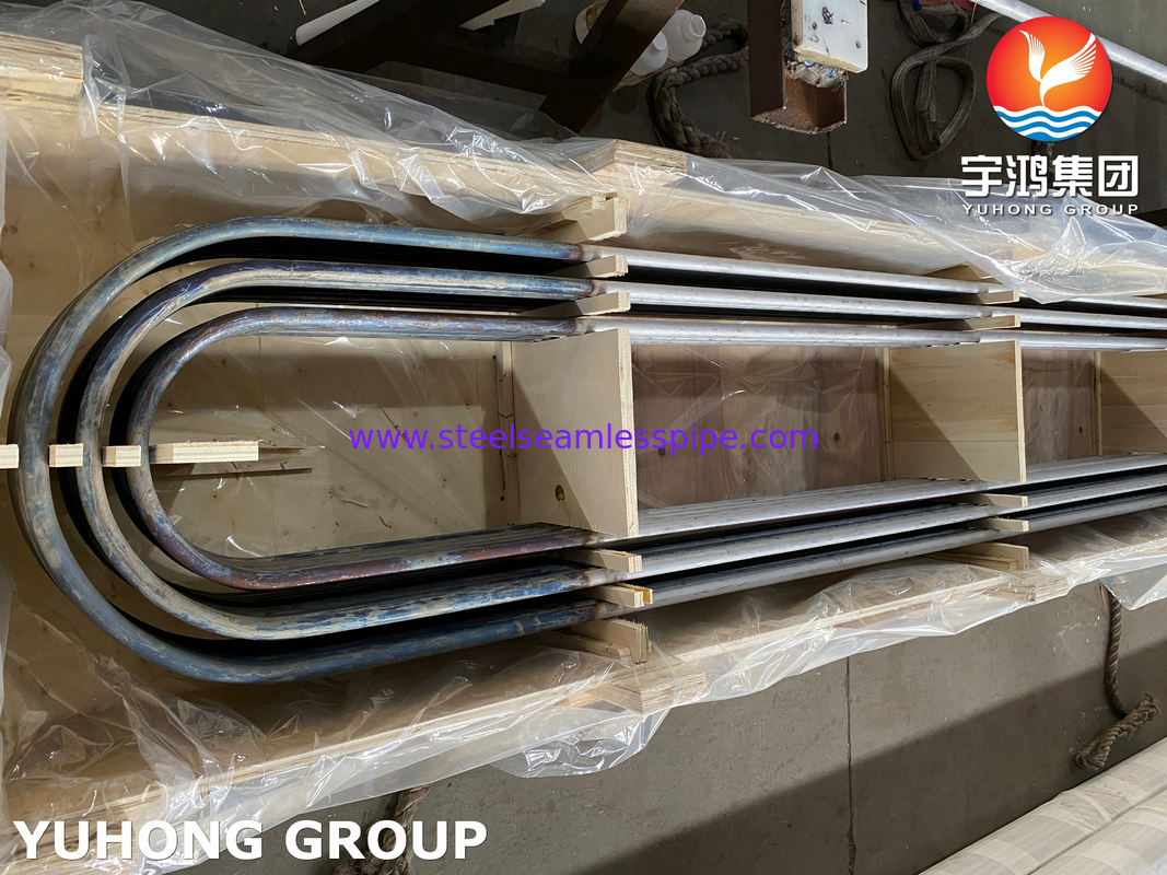 Çerezli Çelik SMLS U Bend Tube ASME SA789 UNS S32205 Isı Değiştiricisi için
