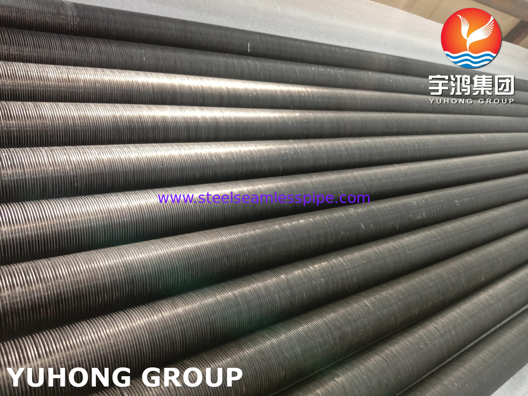 Alüminyum yüzgeçli gömülü G Tipi Fin Tube ASME SB163 Monel 400/UNS N04400 Temel Tüp