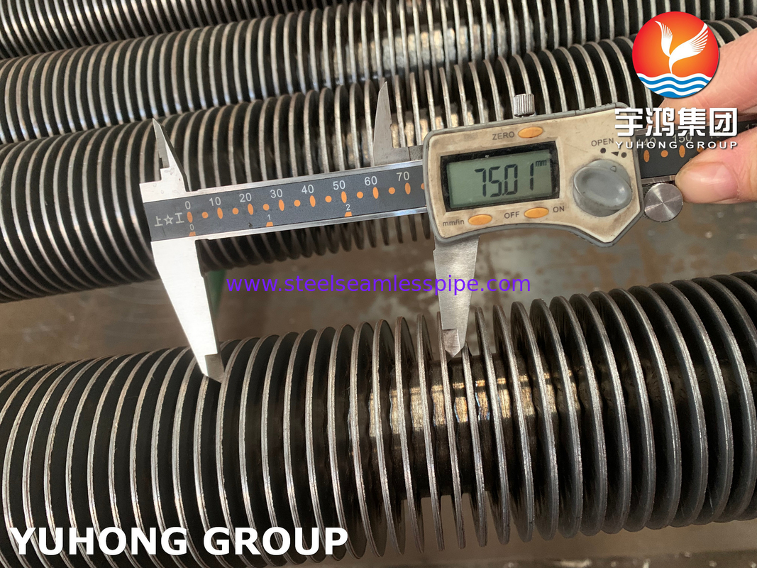 ASTM A106 HF Kaynak B Sınıfı Karbon Çelik U Bend Fin Tube For Heat Exchanger