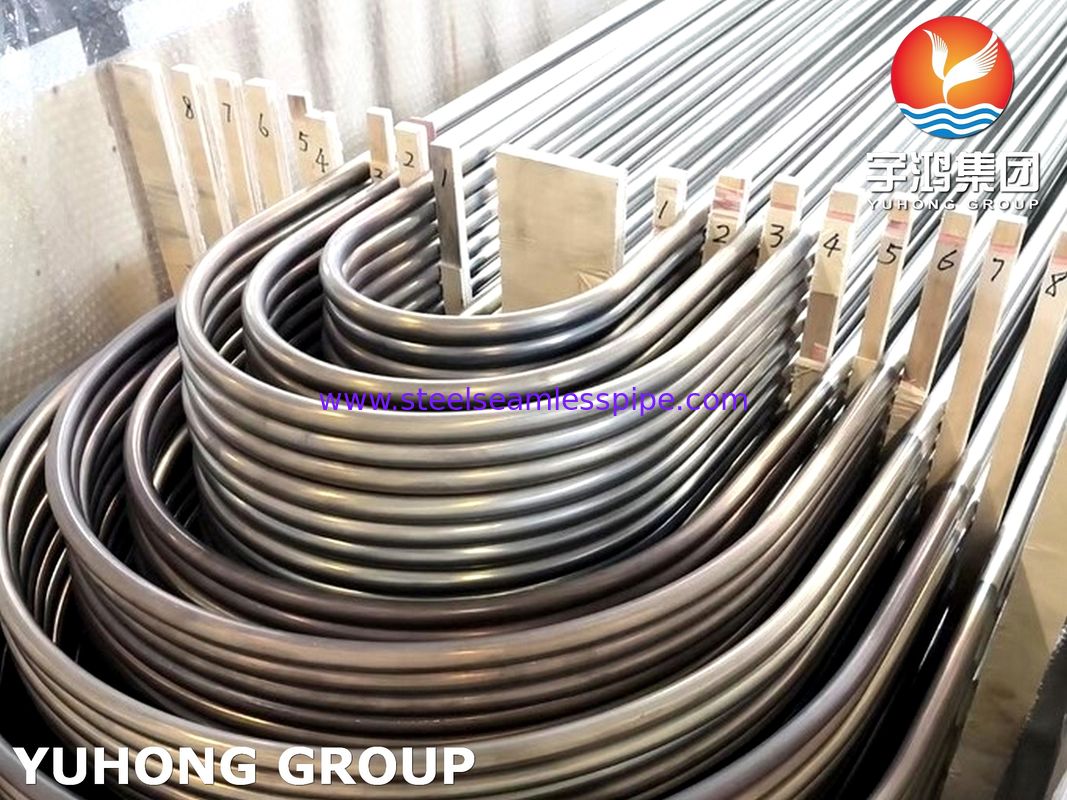 Paslanmaz Çelik Dikişsiz ASTM A213 / ASME SA213 TP321 / TP321H / TP347H Kazan U Büküm Tüpü