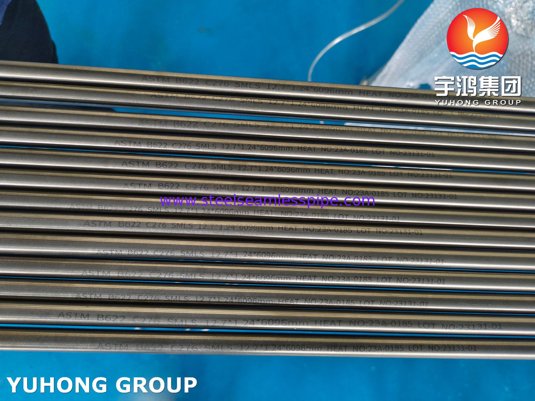 ASTM B622 UNS N10276 2.4819 Hastelloy C276 Dikişsiz Nikel Alaşımlı Boru Boru