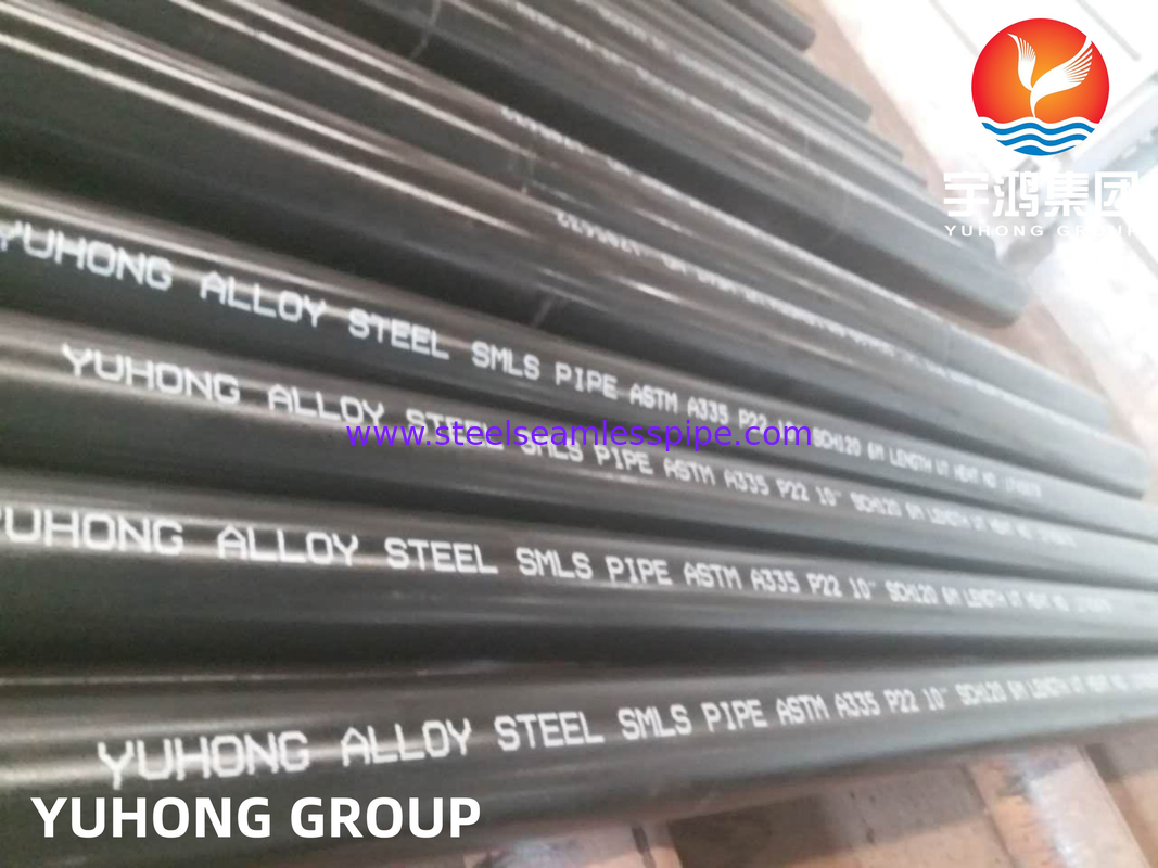 Alloy Steel Seamless Pipe ASTM A335, ASME SA335 P5 P9 P11 P12 P22 P91 P92 Elektrik Santrali Enerjisi, Sıvı Kazan,Termik Güç için