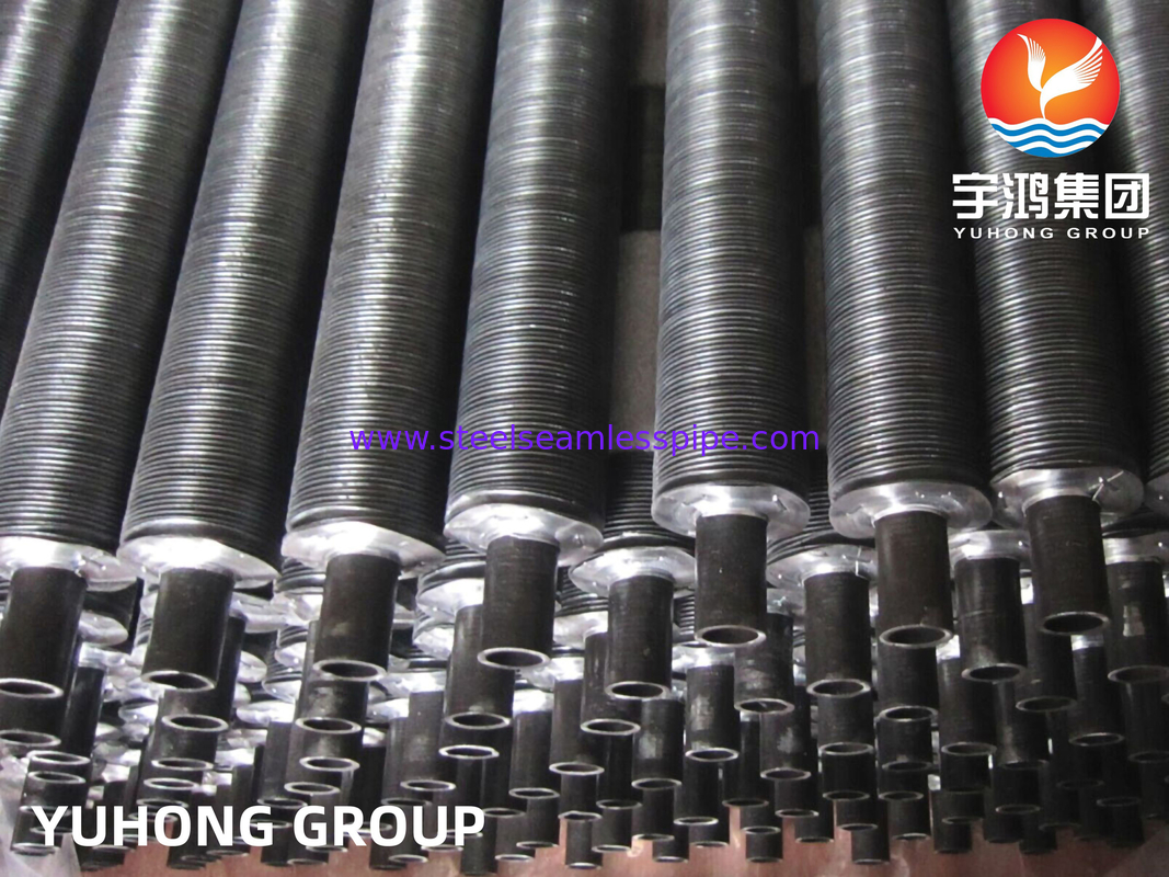 ASTM Standart Yaralı Tipi L Tipi Fin Tubes For Heat Exchanger Boiler