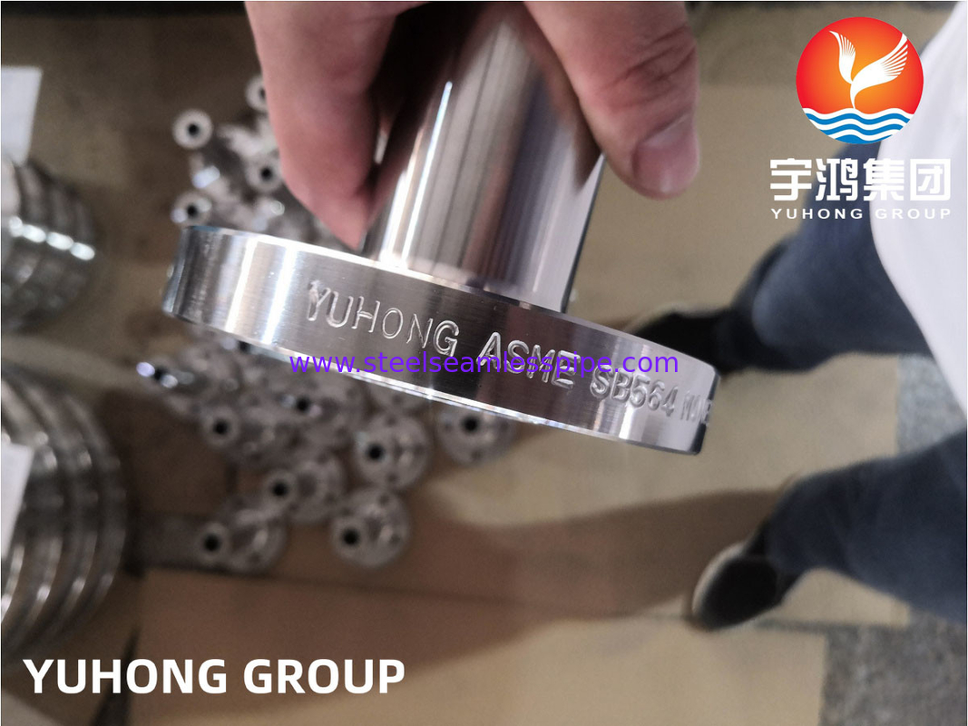 ASME SB564 Monel 400 (UNS N04400, 2.4360) Nikel Alaşımı Uzun Kaynak Boynuz Flensleri