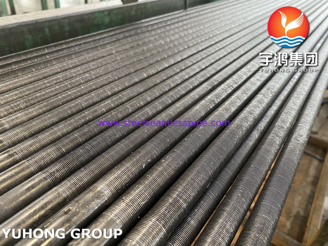 Ekstrüde Fin Tube, ASTM A179 Karbon Çelik Hava Soğutucuları için Alçak Fin Tube