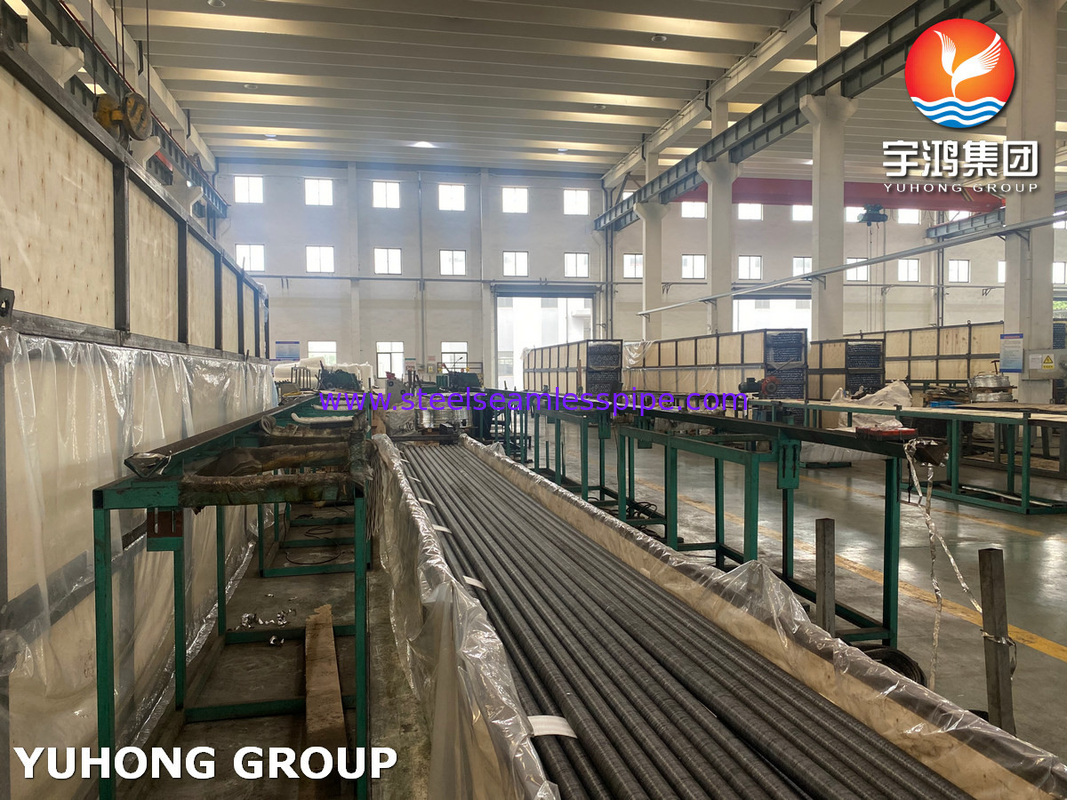 ASME SA210 GR.A1 Temel Tüp Al1060 G-Fin Tüp OD 16-63mm Petrokimyasal Isıtıcılar için