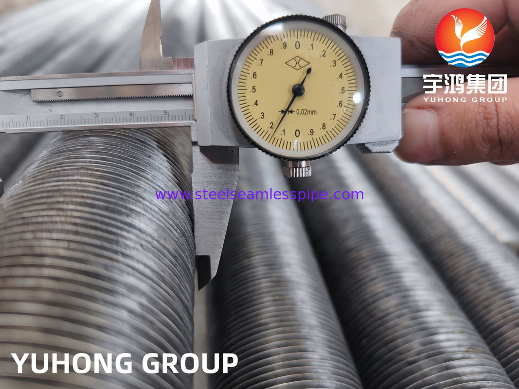 Isı eşanjörü ve kondenser uygulamaları için alüminyum kanat malzemeli ve çoklu kanat tiplerine sahip özelleştirilmiş kanatlı boru