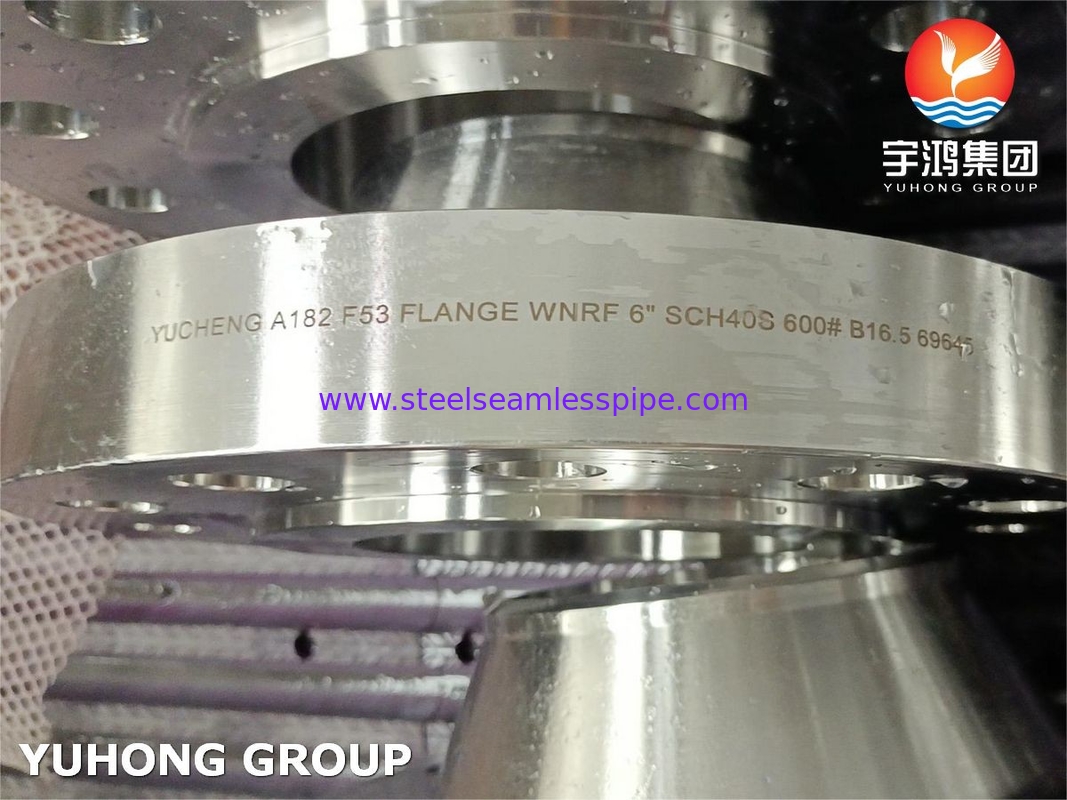 ASTM A182 F53, UNS S32750, 1.4410 Süper Dupleks Paslanmaz Çelik Kaynak Boynuz Flange RF B16.5