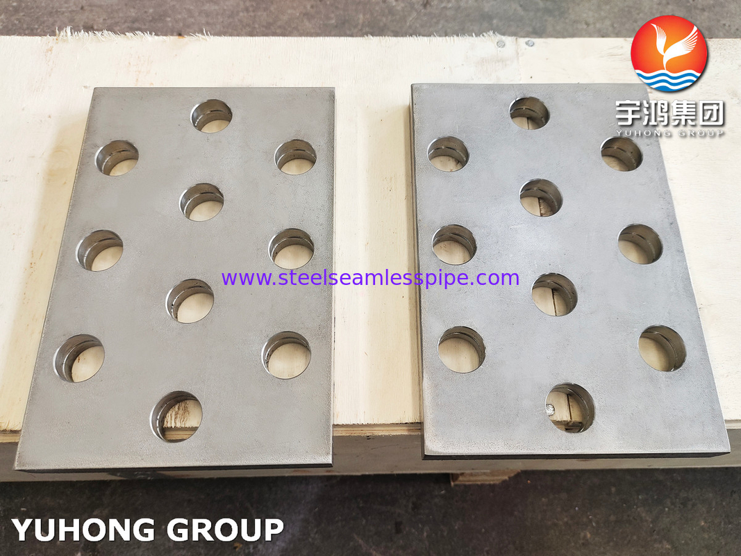 ASTM A240 Paslanmaz Çelik 304 Kare Tüp Yapraklı Isı Değiştiricisi için Baffle Plate