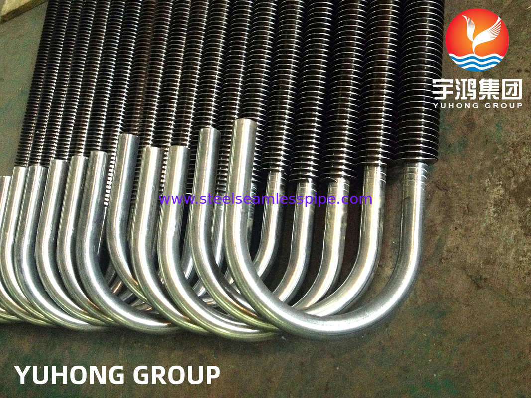 ASTM A179 AL Fin Extruded Fined U Tubes for Heat Exchanger and Drying (Sıcaklık Değiştiricisi ve Kurutma için Fin Ekstrüze Fined U Tüpleri)