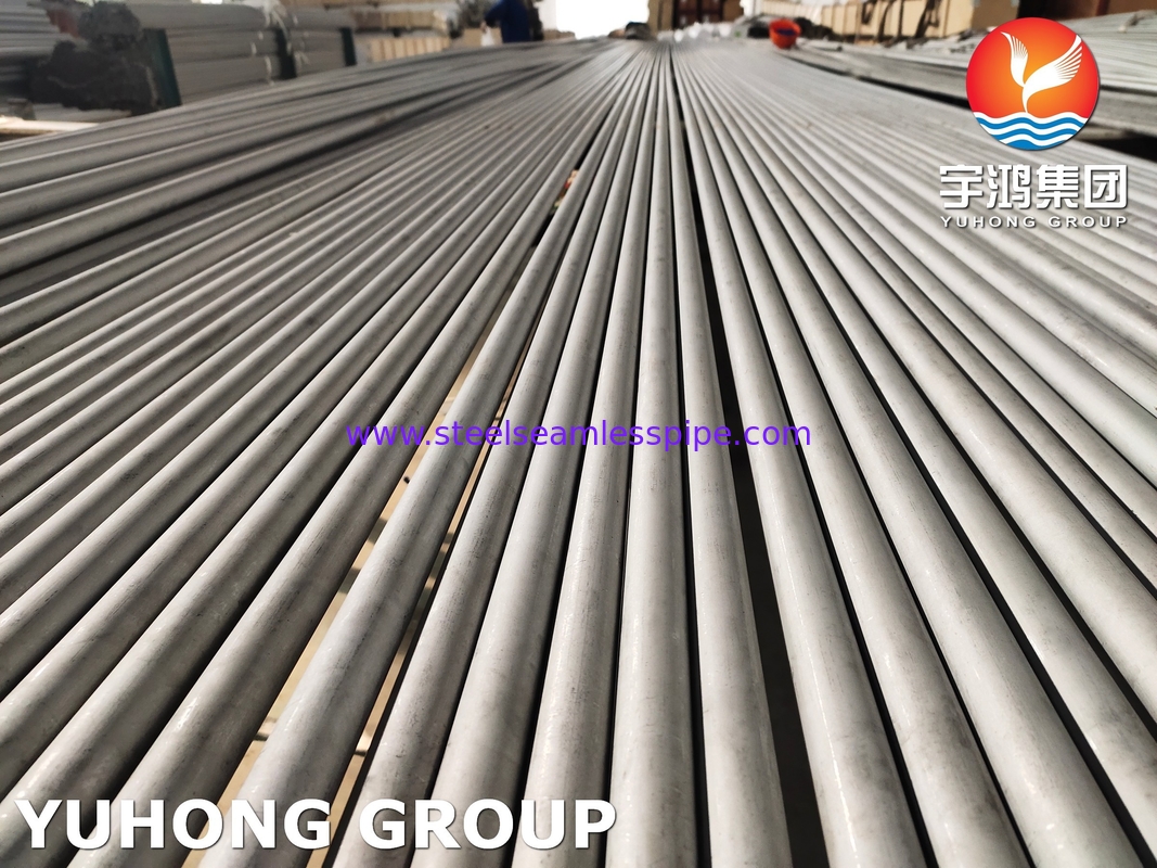 ASME SA789 S32205 19.05x2.11x6100MM Çift çelik dikişsiz boru ısı değiştiricisi hava soğutucu kondansör buharlaştırıcı