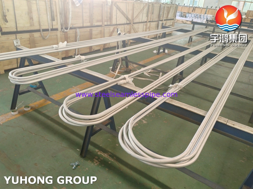 Paslanmaz çelik dikişsiz tüp ASME SA213 TP304 1.4301 19.05 X 1.65 X Uzunluk Isı Değiştiricisi için